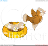 Bird Flying Clipart Image
