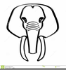 Elephant Profile Clipart Image