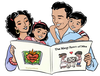 Hispanic School Children Clipart Image