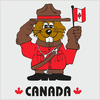 Us Canada Flag Clipart Image