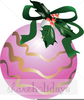 Christmas Bulb Ornament Clipart Image