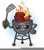 Burnt Hotdog Clipart Image