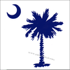 Palmetto Moon Clipart Image