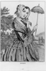 Lady Holding Umbrella Image