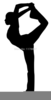 Clipart Of Cheerleaders Silhouette Image