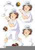 Ladies Lawn Bowls Clipart Image