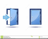 Opening Door Clipart Image