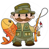 Jesus Fishing Clipart Image