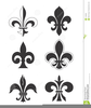 Fleur De Lis Vector Clipart Image