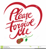 Please Forgive Me Clipart Image