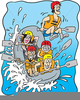 White Water Rafting Clipart Free Image