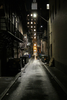 City Alleyway Background Image