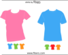 T Shirt Templates Clip Art