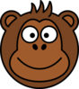 Monkey Head Clip Art