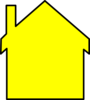 Yellow House Clip Art