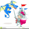 Knight Dragon Clipart Image