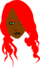 Girl With Red Hair Clip Art