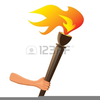 Olympic Torch Photos Clipart Image