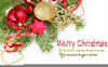 Xmas Greetings Clipart Image