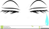 Clipart Crying Eyes Image