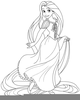 Rapunzel Coloring Picture Image