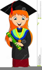 Girl With Locker Clipart Image