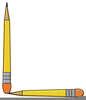 Pencil Border Clipart Image