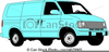 Delivery Van Clipart Image