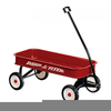 Free Clipart Red Wagon Image