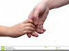Parent And Child Holding Hands Clipart Image