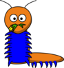 Cartoon Arthropleura Clip Art