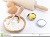 Cake Ingredients Clipart Image
