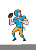 Football Quarterback Cartoon Image