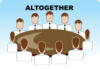 Altogether Seating Arrangement (group Discussion) Clip Art