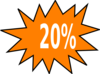 20% Off Clip Art