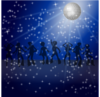 Disco Dancers Clip Art