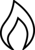Vector Flame Clip Art