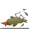 Dead Bird Clipart Image