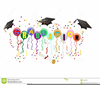 Graduation Confetti Clipart Image