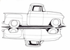 Chevy Pickup Clipart Image