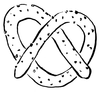 Free Clipart Pretzel Image