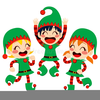 Dancing Santa Claus Clipart Image