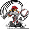 Baseball Player Free Clipart Image