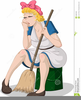 Cleaning Woman Clipart Free Image