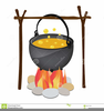 Boiling Kettle Cauldron Clipart Image