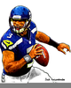 Seahawk Football Clipart Image