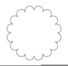 Scalloped Circle Clipart Image