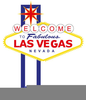 Las Vegas Signs Clipart Image