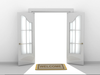 Double Doors Clipart Image