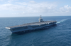 Uss John C. Stennis (cvn 74) Underway Off The Coast Of Southern California. Image